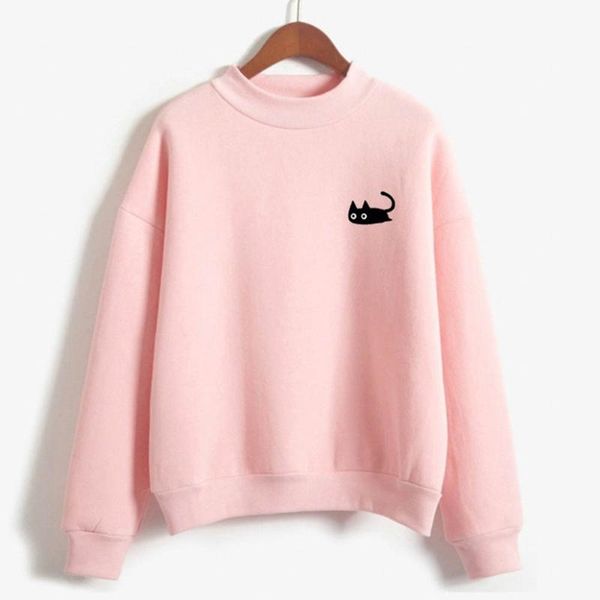 women's hoodies & sweatshirts mini cartoon cat sweatshirt fashion ropa mujer women oversized autumn long sleeve sweat streetwear ladies, Black
women's hoodies & sweatshirts mini cartoon cat sweatshirt fashion ropa mujer women oversized autumn long sleeve sweat streetwear ladies, Black