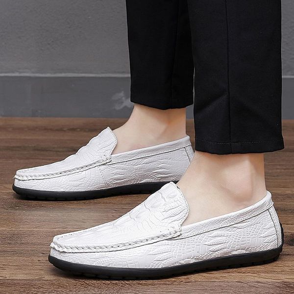 dress shoes men casual fashion brand leather loafers moccasins slip on men's flats warm male driving, Black
dress shoes men casual fashion brand leather loafers moccasins slip on men's flats warm male driving, Black
