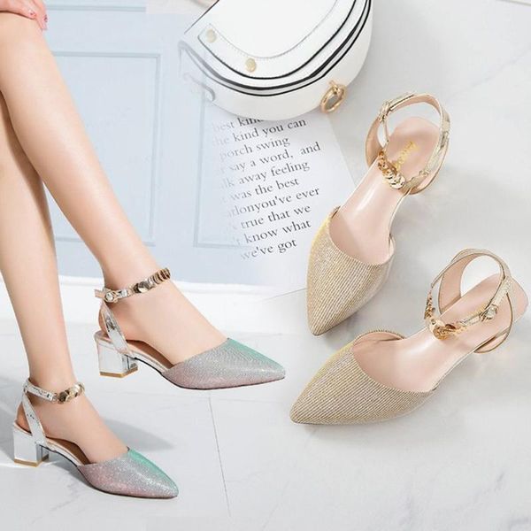 sandals fashion ladies elegant pure color square heel casual women summer shoes block buckle pointed toe #45, Black
sandals fashion ladies elegant pure color square heel casual women summer shoes block buckle pointed toe #45, Black