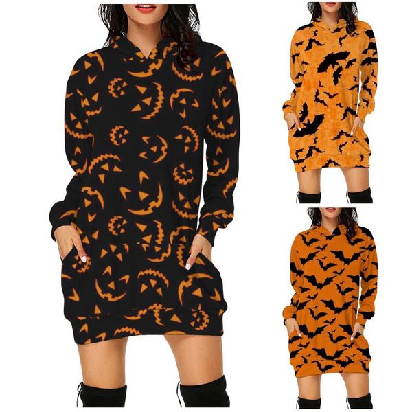 casual dresses halloween women hoodie dress hooded pocket long sleeves pullover sweatshirts womens fashion autumn winter #t2q, Black;gray
casual dresses halloween women hoodie dress hooded pocket long sleeves pullover sweatshirts womens fashion autumn winter #t2q, Black;gray
