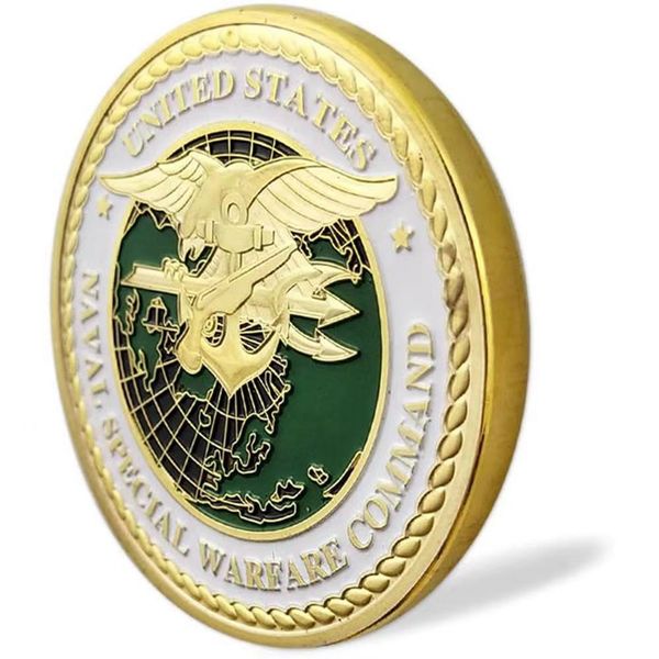 20pcs non magnetic crafts us navy seals sea air land naval special warare command gold plated challenge coin
20pcs non magnetic crafts us navy seals sea air land naval special warare command gold plated challenge coin
