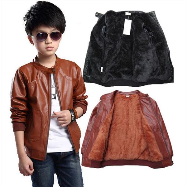 brand fashion winter child coat waterproof baby girls boys leather jackets children outerwear kids outfits for 90 165cm, Blue;gray
brand fashion winter child coat waterproof baby girls boys leather jackets children outerwear kids outfits for 90 165cm, Blue;gray