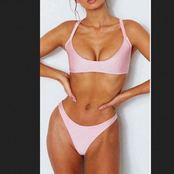 one-piece suits 2021 summer women two pieces bikini set solid padded push up swimwear swimsuit low waist
one-piece suits 2021 summer women two pieces bikini set solid padded push up swimwear swimsuit low waist