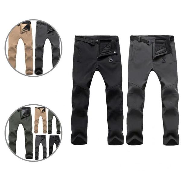 men's pants winter great windproof fleece thick cargo autumn men trousers for sports, Black
men's pants winter great windproof fleece thick cargo autumn men trousers for sports, Black
