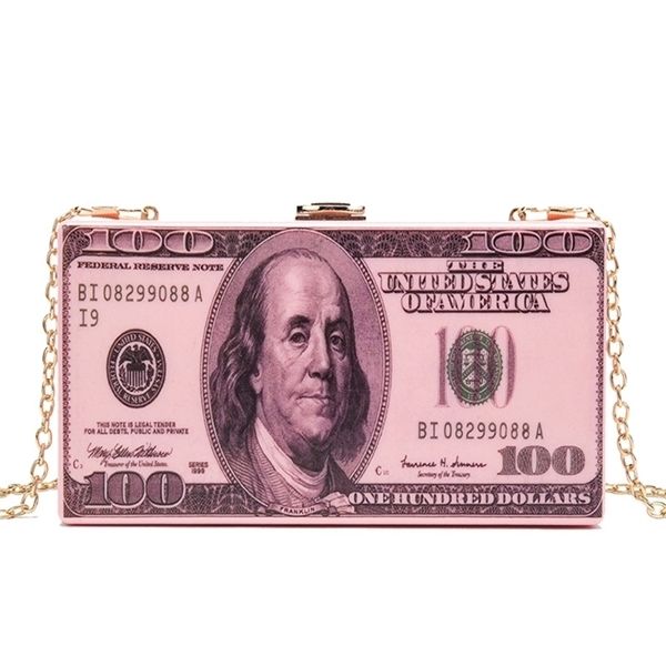 new dollar money design acrylic box party clutch small crossbody women shoulder chain bag casual purses and handbags c0601
new dollar money design acrylic box party clutch small crossbody women shoulder chain bag casual purses and handbags c0601