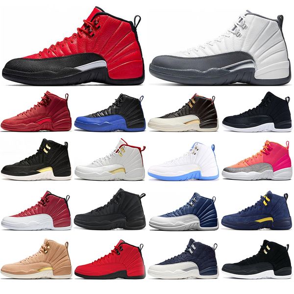 2021 hiigh og jumpman 12 12s basketball shoes for women mens reptile midnight-black gym red taxi winterized game trainers sports sneakers 40, White;red
2021 hiigh og jumpman 12 12s basketball shoes for women mens reptile midnight-black gym red taxi winterized game trainers sports sneakers 40, White;red