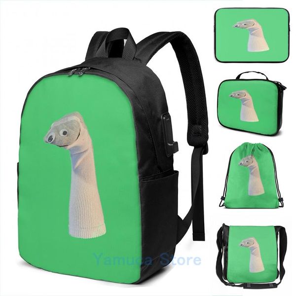 backpack funny graphic print baldis sock puppet classically textless usb charge men school bags women bag travel laptop
backpack funny graphic print baldis sock puppet classically textless usb charge men school bags women bag travel laptop