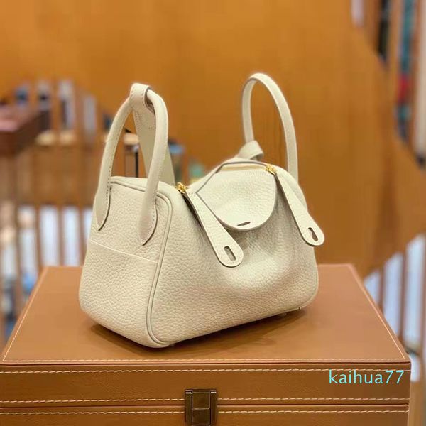 handmade messenger single shoulder portable mini leather bag taurillon clemence craie 11q
handmade messenger single shoulder portable mini leather bag taurillon clemence craie 11q