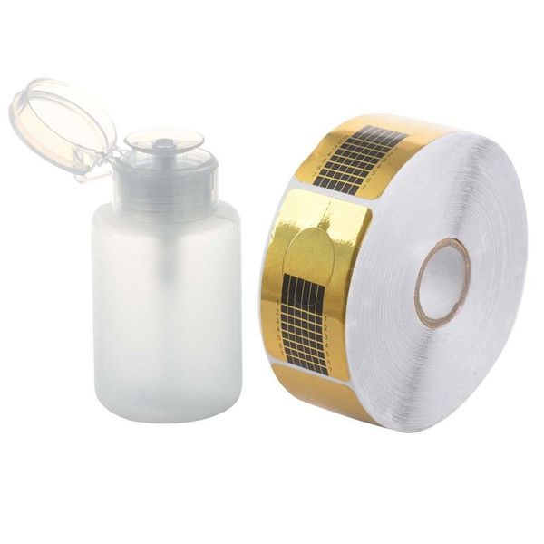 nail drill & accessories 150ml art makeup polish plastic pump dispenser with 500pcs forms tool for acrylic uv gel tip extension
nail drill & accessories 150ml art makeup polish plastic pump dispenser with 500pcs forms tool for acrylic uv gel tip extension