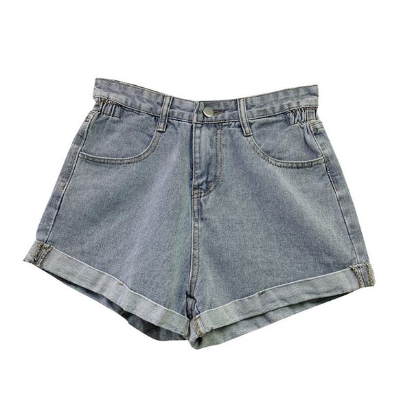 2021 new retro women high denim summer female elastic waist black wide leg plus size 2xl jeans shorts y065, White;black
2021 new retro women high denim summer female elastic waist black wide leg plus size 2xl jeans shorts y065, White;black