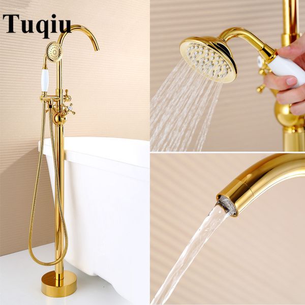 2021 new modern standing faucet tub filler fashion gold brass floor mount with hand shower bathtub mixer taps hwnn
2021 new modern standing faucet tub filler fashion gold brass floor mount with hand shower bathtub mixer taps hwnn
