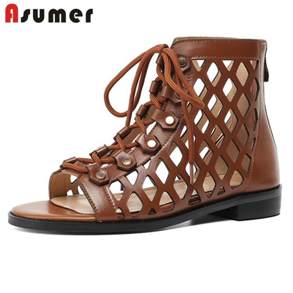 asumer 2021 gladiator shoes women sandals genuine leather rome shoes comfortable low heel summer sandals woman, Black
asumer 2021 gladiator shoes women sandals genuine leather rome shoes comfortable low heel summer sandals woman, Black