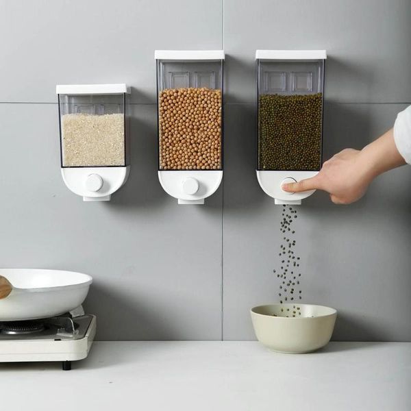 storage bottles & jars wall hanging grains food grain rice beans sealed container kitchen oatmeal dispenser 1000ml/1500ml
storage bottles & jars wall hanging grains food grain rice beans sealed container kitchen oatmeal dispenser 1000ml/1500ml