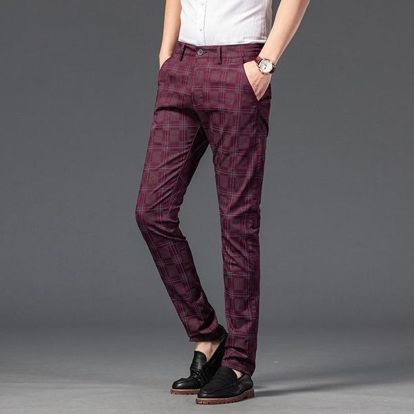 men's pants 2021 spring autumn winter thin plaid casual business fashion straight stretch trousers male brand classic style, Black
men's pants 2021 spring autumn winter thin plaid casual business fashion straight stretch trousers male brand classic style, Black