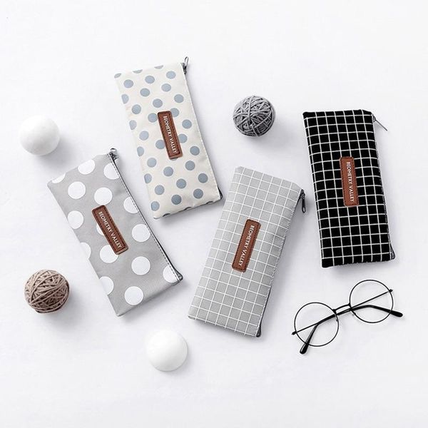 new cute pencil case simple check pattern leather pen bag pencil box case stationery pouch office school supply
new cute pencil case simple check pattern leather pen bag pencil box case stationery pouch office school supply