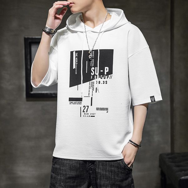 mens sweater 2021 summer new half sleeve sweater men's fashion brand youth leisure hooded round neck short t-shirt for men, Black
mens sweater 2021 summer new half sleeve sweater men's fashion brand youth leisure hooded round neck short t-shirt for men, Black