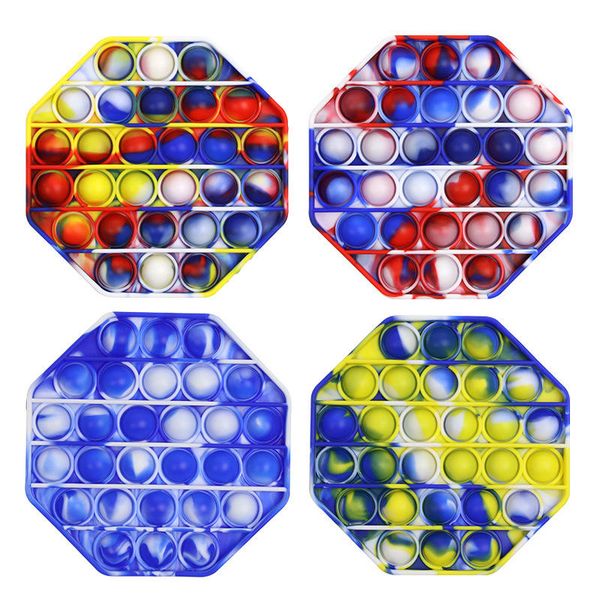 10pcs/lot camouflage color autism needtoy anti-stress toys octagon silicone toys adults kids parent-child funny toys
10pcs/lot camouflage color autism needtoy anti-stress toys octagon silicone toys adults kids parent-child funny toys