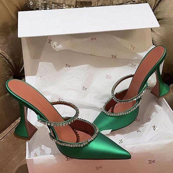 sandals 2021 summer shiny rhinestone women high heels designer fashion slippers pointed mules large size, Black
sandals 2021 summer shiny rhinestone women high heels designer fashion slippers pointed mules large size, Black