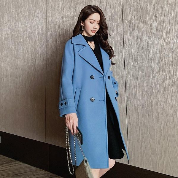 women's wool & blends leisure commuting to show thin woolen coat women in the long slim, Black
women's wool & blends leisure commuting to show thin woolen coat women in the long slim, Black