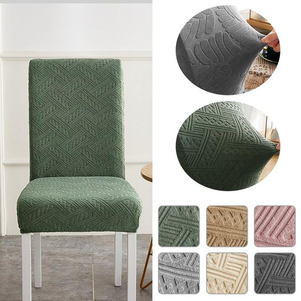 chair covers stretch knitted jacquard cover solid color elastic spandex slipcover protector case for kitchen seat el banquet
chair covers stretch knitted jacquard cover solid color elastic spandex slipcover protector case for kitchen seat el banquet