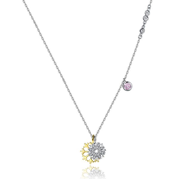 zemior 925 sterling silver necklaces for women romantic snowflake pink cubic zirconia pendant necklace charms fine jewelry
zemior 925 sterling silver necklaces for women romantic snowflake pink cubic zirconia pendant necklace charms fine jewelry