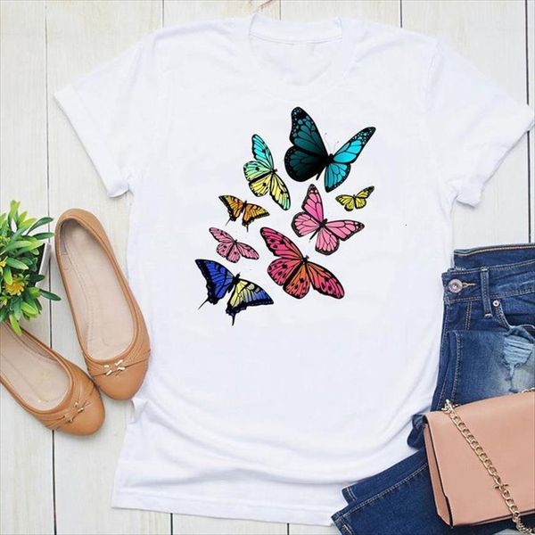 fashion print graphic clothing butterfly womens t shirt kawaii cartoon summer short sleeve female clothes tees, White
fashion print graphic clothing butterfly womens t shirt kawaii cartoon summer short sleeve female clothes tees, White