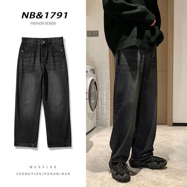 2021 new korean wide-leg men's fashion casual retro straight jeans men streetwear loose hip-hop denim pants mens s-2xl krda, Blue
2021 new korean wide-leg men's fashion casual retro straight jeans men streetwear loose hip-hop denim pants mens s-2xl krda, Blue