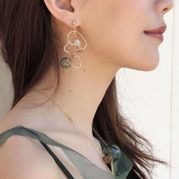 hbp fashion new niche temperament line bubble flash in the afternoon verbena handmade xiariqing earrings, Silver
hbp fashion new niche temperament line bubble flash in the afternoon verbena handmade xiariqing earrings, Silver