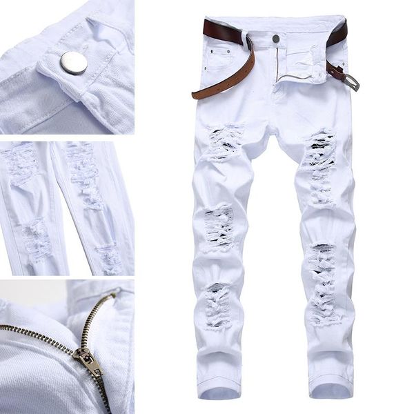 plus size trend trousers new men jeans denim straight retro nostalgic personality begging g design brand, Blue
plus size trend trousers new men jeans denim straight retro nostalgic personality begging g design brand, Blue