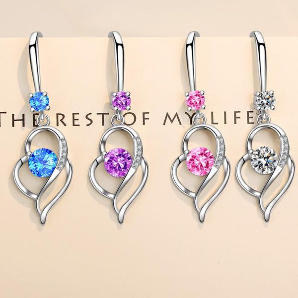 dangle & chandelier multicolor round zircon heart earrings vintage fashion blue purple pink crystal drop for women wedding jewelry, Silver
dangle & chandelier multicolor round zircon heart earrings vintage fashion blue purple pink crystal drop for women wedding jewelry, Silver