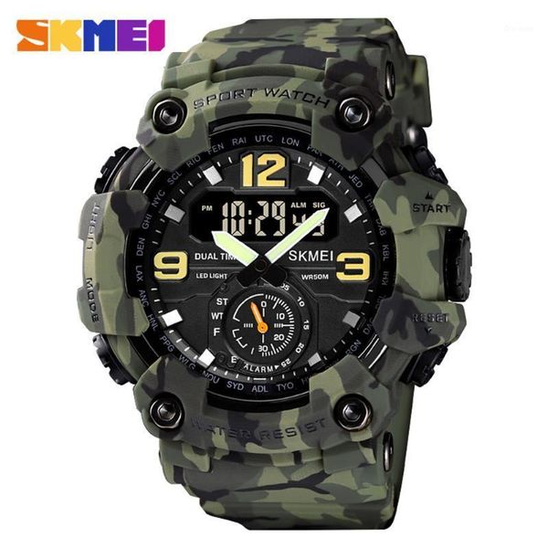 japan movement 3 time dual display analog led electronic quartz wristwatch military men sports watches relogio masculino wristwatches, Slivery;brown
japan movement 3 time dual display analog led electronic quartz wristwatch military men sports watches relogio masculino wristwatches, Slivery;brown