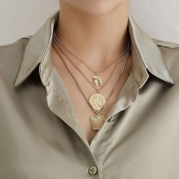 pendant necklaces vintage boho multilayer choker portrait geometric chain necklace for women gold silver color collar fashion jewelry gift
pendant necklaces vintage boho multilayer choker portrait geometric chain necklace for women gold silver color collar fashion jewelry gift