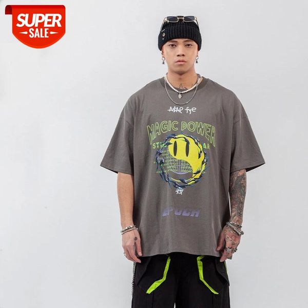 SEVEYFAN 2021 Summer Men's Hip Hop T-shirt Smiley Face Gossip Print Short Sleeve Top Street Loose Half Sleeve #3c86, White;black
SEVEYFAN 2021 Summer Men's Hip Hop T-shirt Smiley Face Gossip Print Short Sleeve Top Street Loose Half Sleeve #3c86, White;black