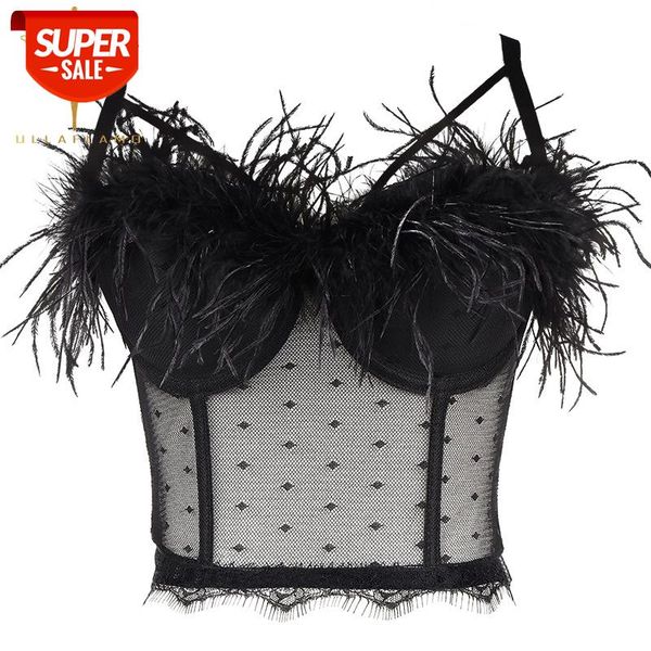 Black Sexy Hollow Backless Feather Tube Top Corset Lace Mesh Camisole Female Outwear Tank Top Women's Clothing Bodycon Y2K Tops #vK7q, White
Black Sexy Hollow Backless Feather Tube Top Corset Lace Mesh Camisole Female Outwear Tank Top Women's Clothing Bodycon Y2K Tops #vK7q, White