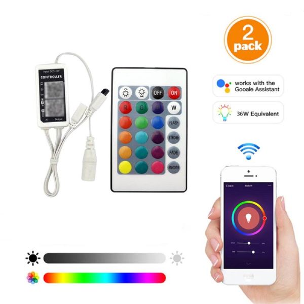 2sets wifi smart rgb strip controller sync to music work with alexa google home phone dc 12v wifi controller for strip light
2sets wifi smart rgb strip controller sync to music work with alexa google home phone dc 12v wifi controller for strip light