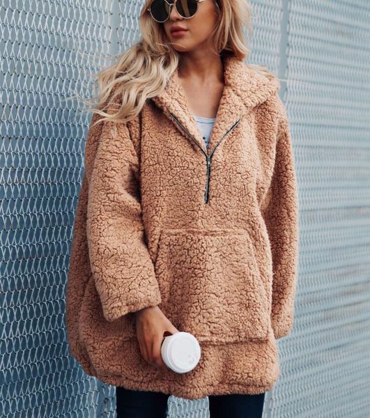 women's fur & faux t0903 european and american autumn winter ladies plush plus size sweater coat imitation street fashion jacket, Black
women's fur & faux t0903 european and american autumn winter ladies plush plus size sweater coat imitation street fashion jacket, Black