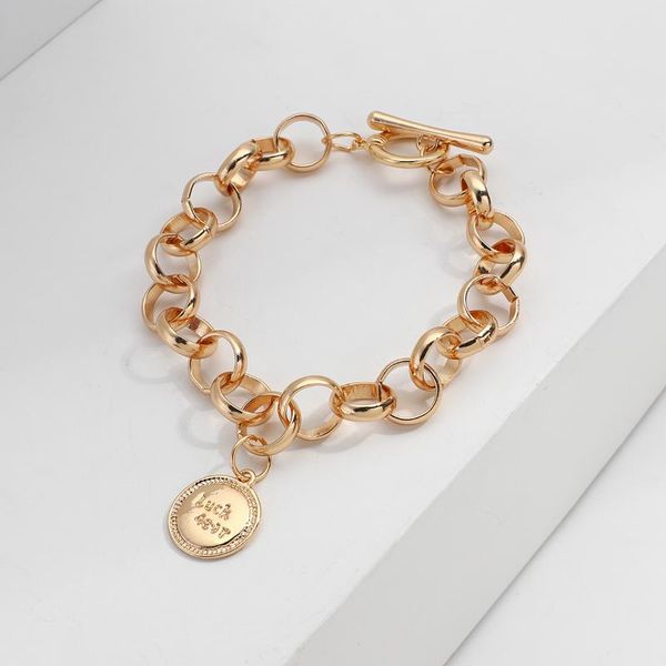 link, chain aensoa vintage coin pendant fashion bracelets for women o chains lucky 4ever letters bangles 2021 waist beach jewelry, Black
link, chain aensoa vintage coin pendant fashion bracelets for women o chains lucky 4ever letters bangles 2021 waist beach jewelry, Black