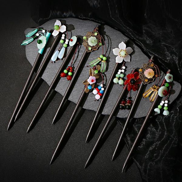 hair clips & barrettes chinese ethnic hairpin hanfu accessories tassel step shake ancient wooden sticks for flower hairpins headdress, Golden;silver
hair clips & barrettes chinese ethnic hairpin hanfu accessories tassel step shake ancient wooden sticks for flower hairpins headdress, Golden;silver