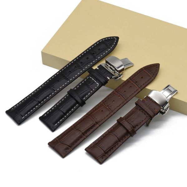 watch bands bamboo pattern strap genuine leather watchband with double press butterfly buckle watches accessories 18mm 20mm 22mm 24mm straps, Black;brown
watch bands bamboo pattern strap genuine leather watchband with double press butterfly buckle watches accessories 18mm 20mm 22mm 24mm straps, Black;brown
