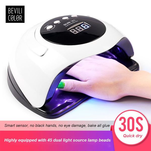 nail dryers 168w high matching manicure device dual light source intelligent induction potherapy lamp 45 quick-drying dryer
nail dryers 168w high matching manicure device dual light source intelligent induction potherapy lamp 45 quick-drying dryer