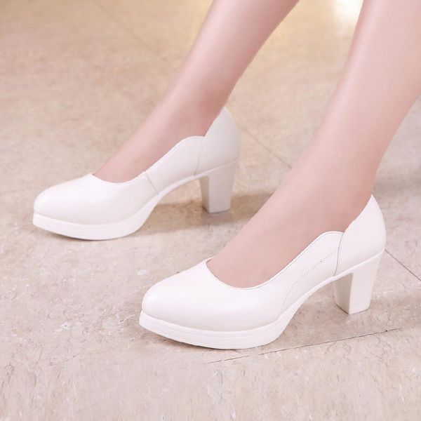 dress shoes white pointed toe split leather 2021 high heels pumps women dance for ladies platform wedding bride, Black
dress shoes white pointed toe split leather 2021 high heels pumps women dance for ladies platform wedding bride, Black