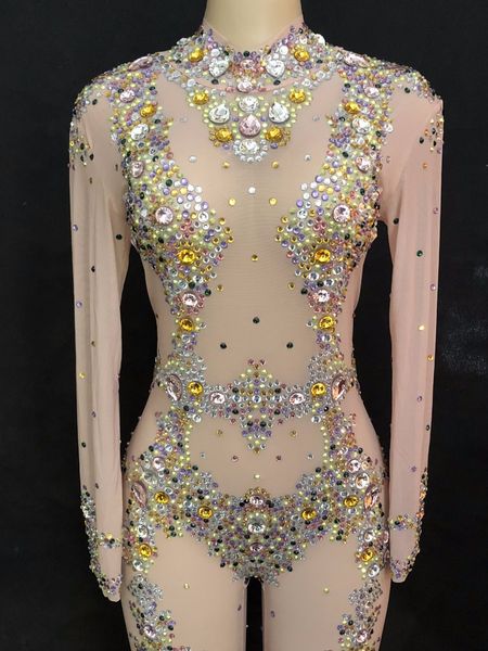 women net yarn jumpsuit sparkling crystals bodysuit nightclub birthday stage costume party stage wear bling dance costumes, Black;red
women net yarn jumpsuit sparkling crystals bodysuit nightclub birthday stage costume party stage wear bling dance costumes, Black;red