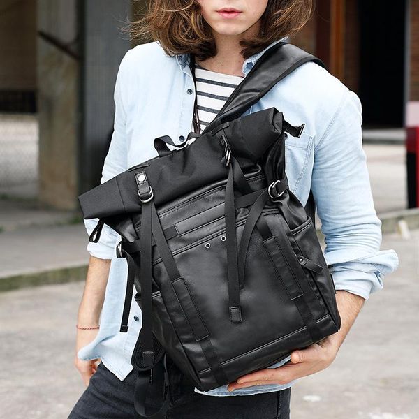 backpack 2021 casual men's bag male pu leather lapcomputer bags high school student college students
backpack 2021 casual men's bag male pu leather lapcomputer bags high school student college students