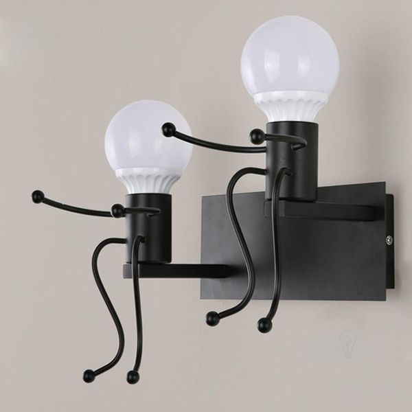 wall lamps vintage industrial lamp small robot light fixtures creative sconce bedroom loft kitchen stair lights luminarie e27
wall lamps vintage industrial lamp small robot light fixtures creative sconce bedroom loft kitchen stair lights luminarie e27
