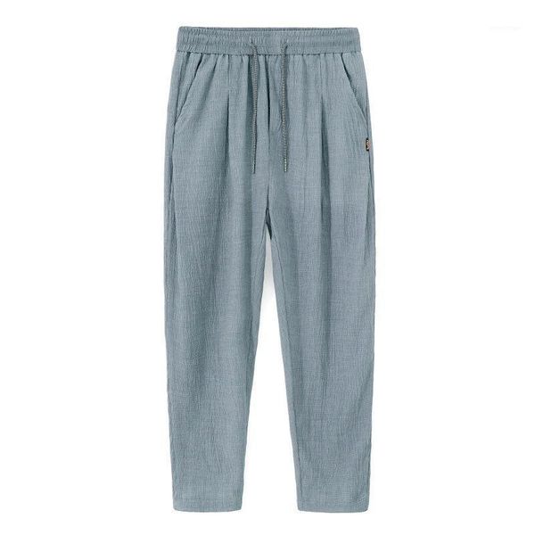 men's pants ice silk summer thin style fashion loose straight barrel harlan linen nine point sports and leisure, Black
men's pants ice silk summer thin style fashion loose straight barrel harlan linen nine point sports and leisure, Black