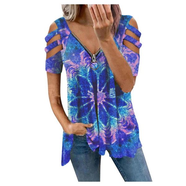 women's blouses & shirts tie dye blouse leopard print hollow out blusas short sleeve loose pullover tunics casual zipper v-neck irregul, White
women's blouses & shirts tie dye blouse leopard print hollow out blusas short sleeve loose pullover tunics casual zipper v-neck irregul, White