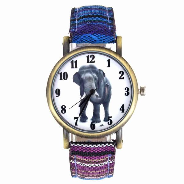 wristwatches elephant pattern fashion jewelry casual men women canvas cloth strap sport analog quartz watch gifts, Slivery;brown
wristwatches elephant pattern fashion jewelry casual men women canvas cloth strap sport analog quartz watch gifts, Slivery;brown