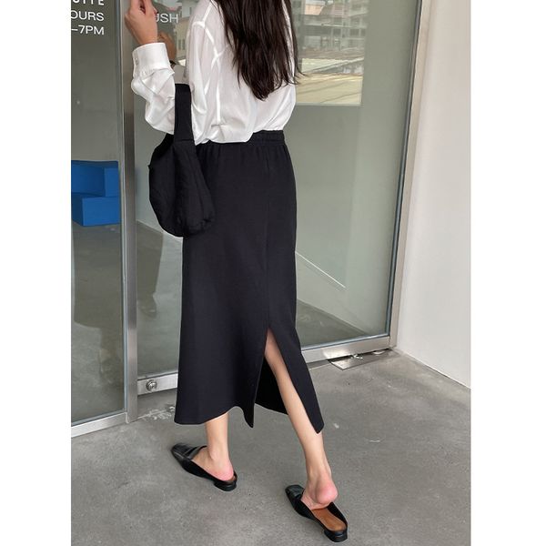 skirts 2021 autumn mulan korean elastic lace up a-line women's casual knitted skirt 29969, Black
skirts 2021 autumn mulan korean elastic lace up a-line women's casual knitted skirt 29969, Black