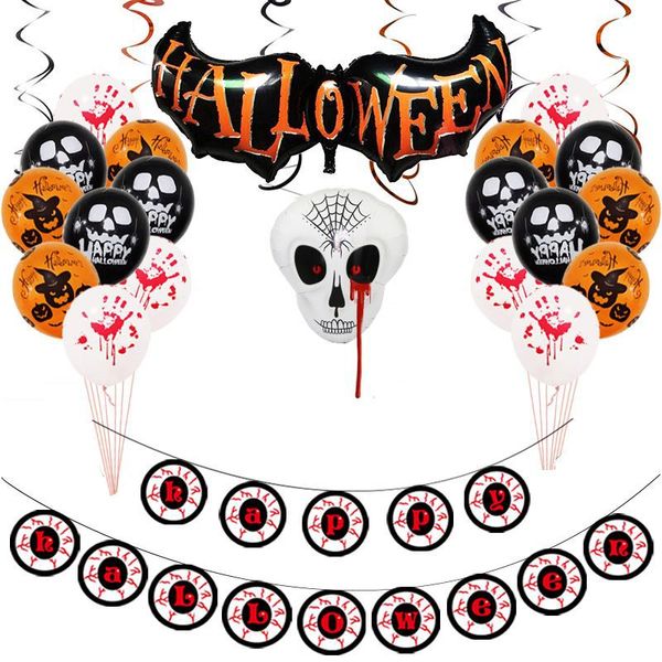 halloween balloon spoof tricky skull party decoration horror bloody pattern aluminum foil balloons
halloween balloon spoof tricky skull party decoration horror bloody pattern aluminum foil balloons