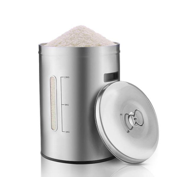 storage bottles & jars 304 stainless steel bucket rice, insect resistant domestic rice -- a sealed water tank
storage bottles & jars 304 stainless steel bucket rice, insect resistant domestic rice -- a sealed water tank
